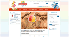 Desktop Screenshot of hawaiian-shaved-ice-syrup.com